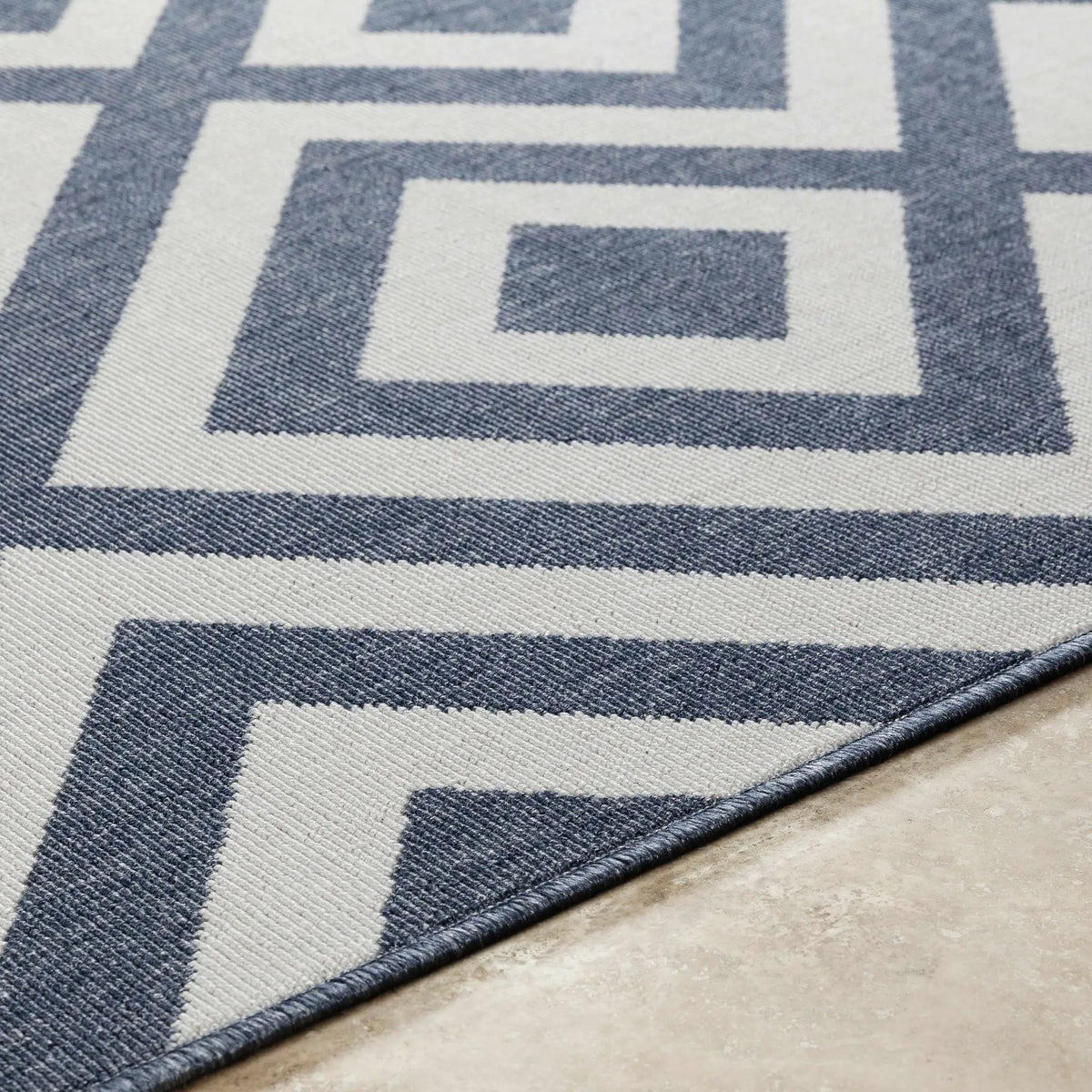Spilsby Navy Blue Outdoor Rug - Clearance, photo 7 of 12