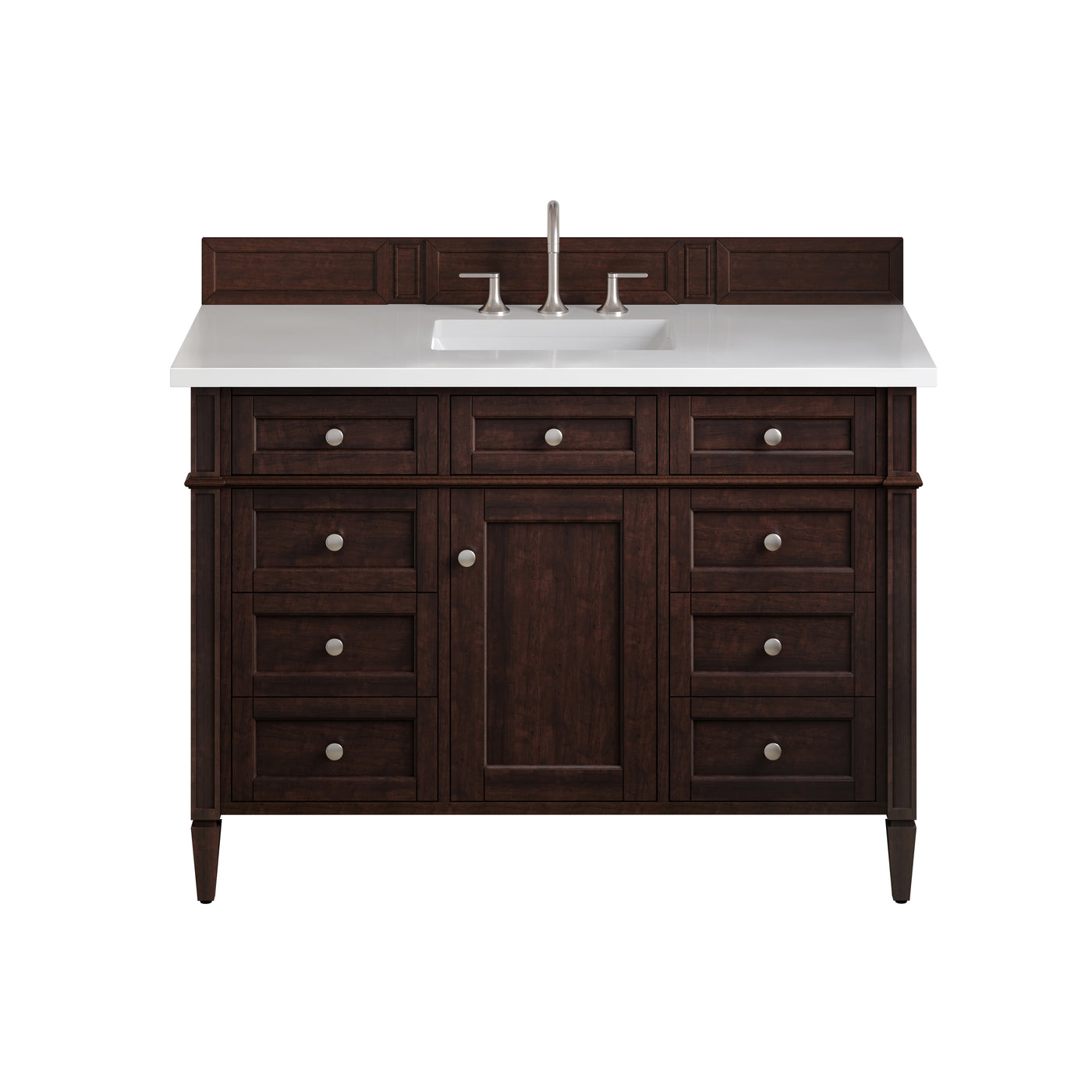 James Martin Brittany 48" Single Bathroom Vanity, Burnished Mahogany, view 30