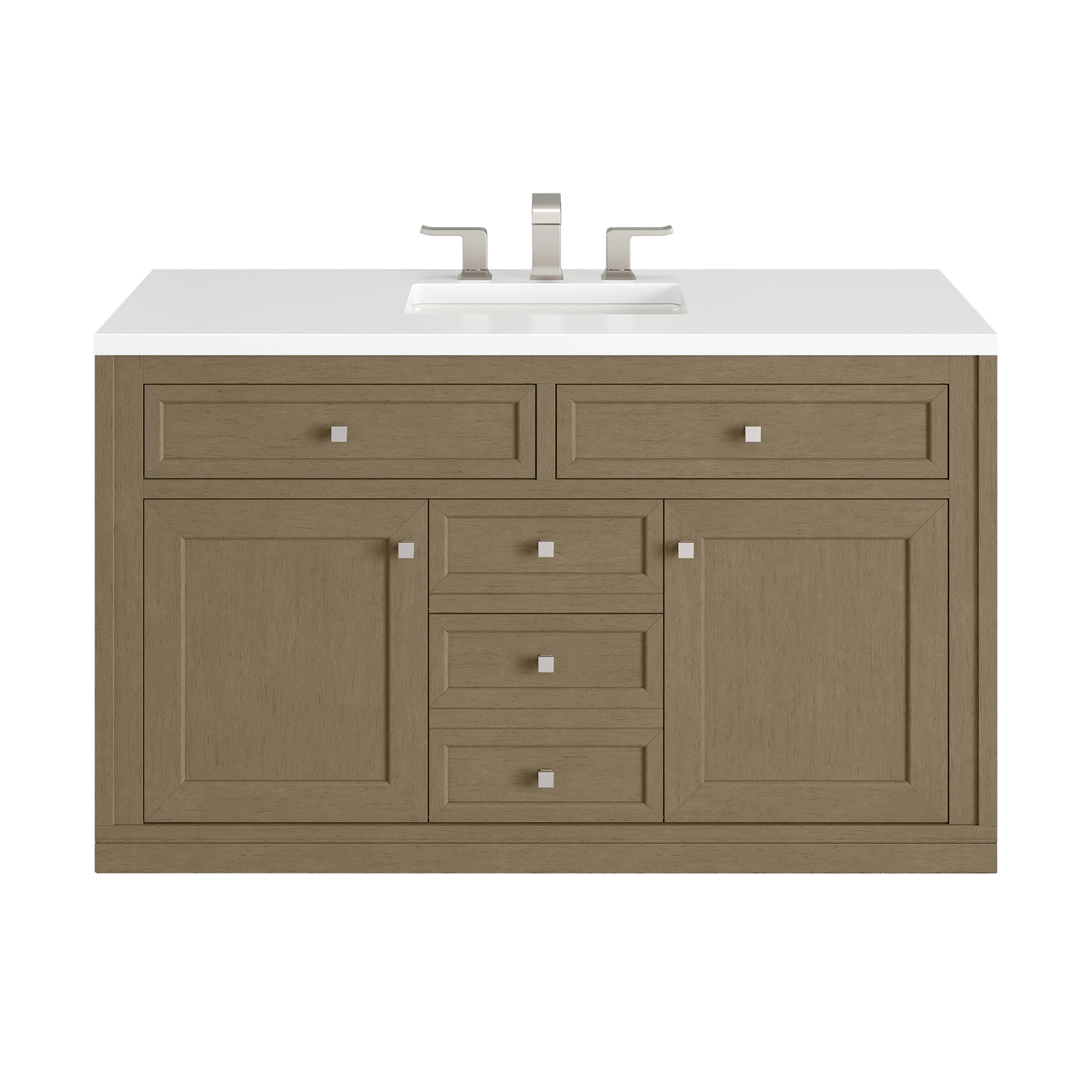 James Martin Chicago 48" Single Bathroom Vanity, Walnut Whisper, view 34