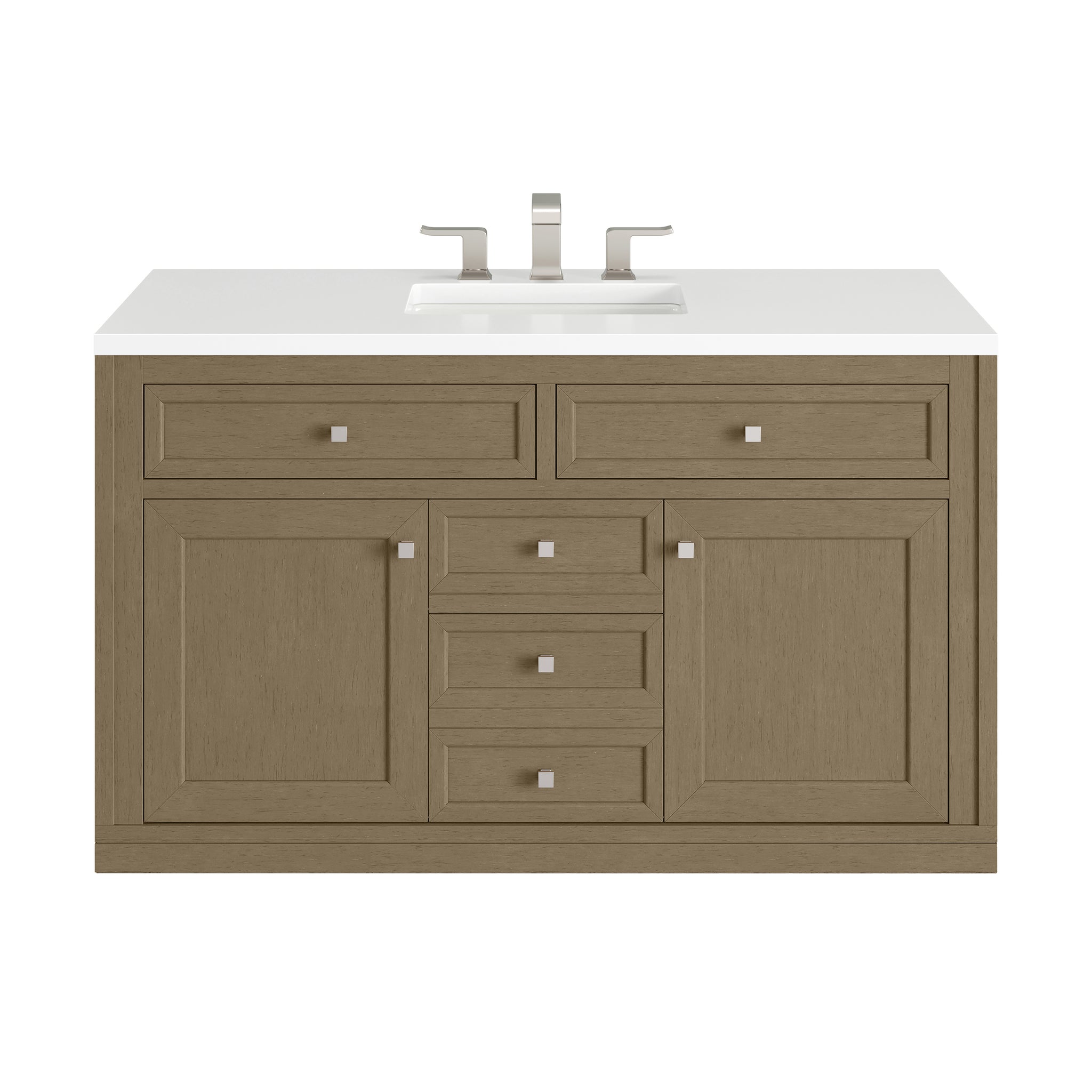 James Martin Chicago 48" Single Bathroom Vanity, Walnut Whisper, view 34