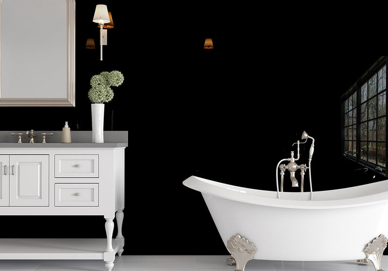 Absolute Black Extra Polished Granite Slab Random room scene