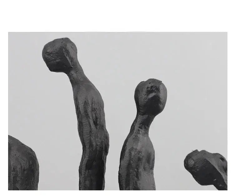 Modern Walking Human Figurines Sculpture by House Of Avana