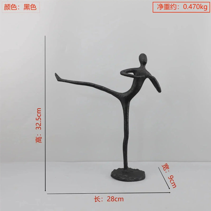 Modern Walking Human Figurines Sculpture by House Of Avana