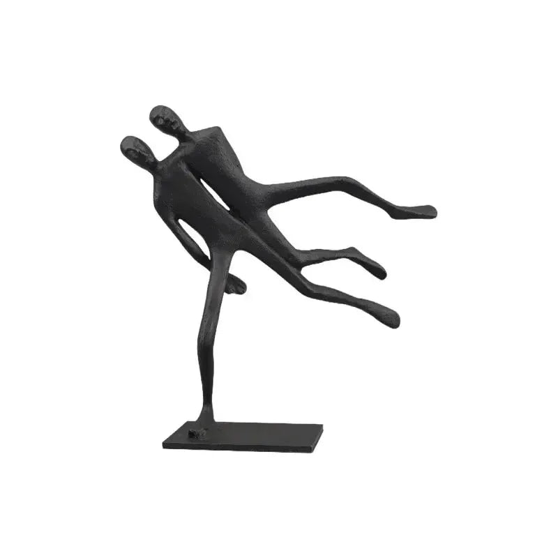 Modern Walking Human Figurines Sculpture by House Of Avana