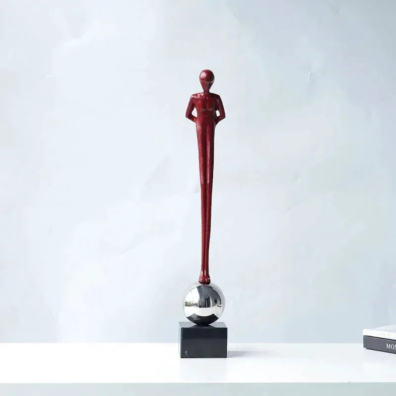 Modern Abstract Human Figurine Sculpture for Luxury Home Decor by House Of Avana
