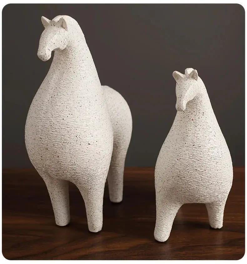 Modern Horse Figurine for Home Decor by House Of Avana