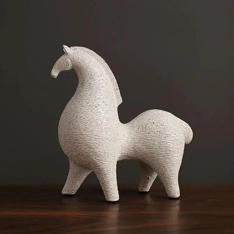 Modern Horse Figurine for Home Decor by House Of Avana