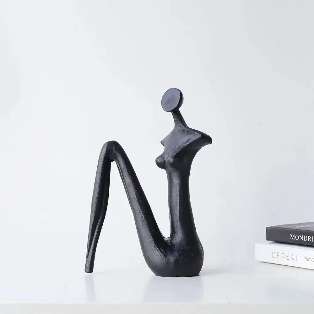 Abstract Metal Female Sculptures for Your Modern Home Decor by House Of Avana