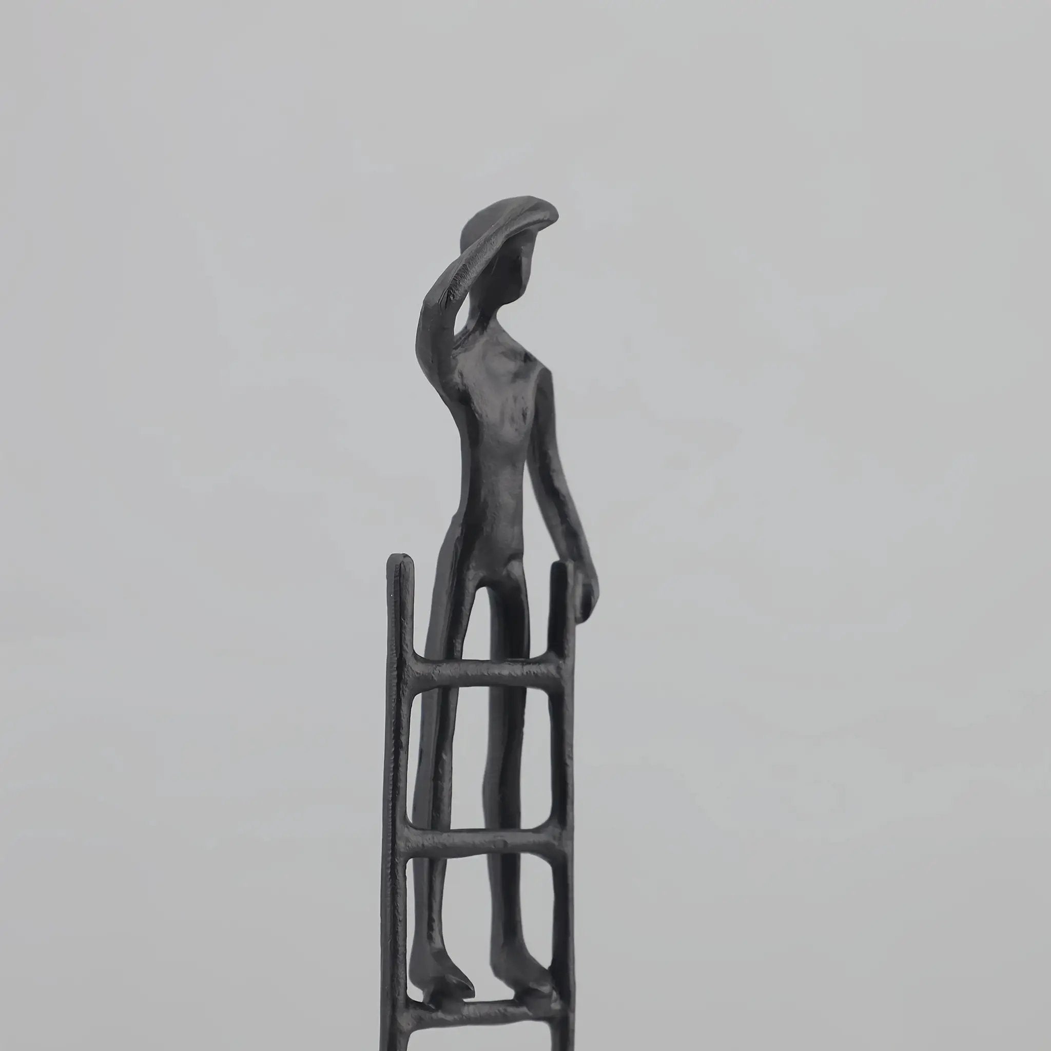Abstract Climbing Ladder Sculpture for Modern Home Decor by House Of Avana
