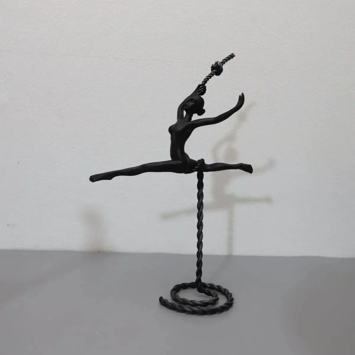 Abstract Metal Figure Sculpture Giacometti Style for Your Living Room by House Of Avana