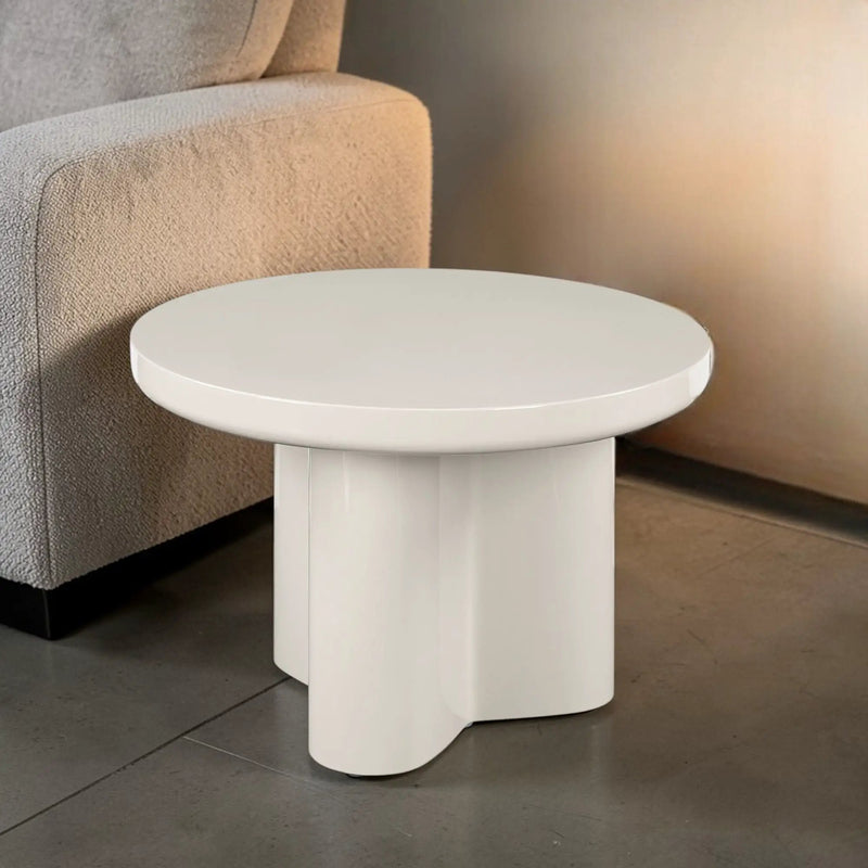 Joane - End Table - Light Gray by HouseOfZazla