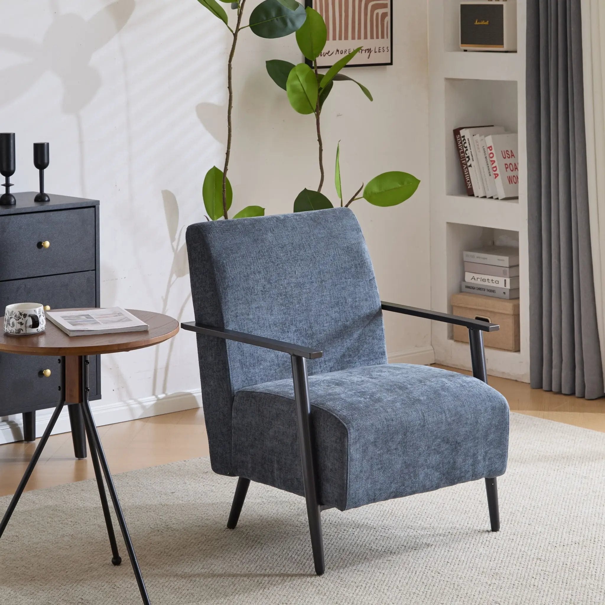 Modern Lounge Chair With Upholstery by HouseOfZazla