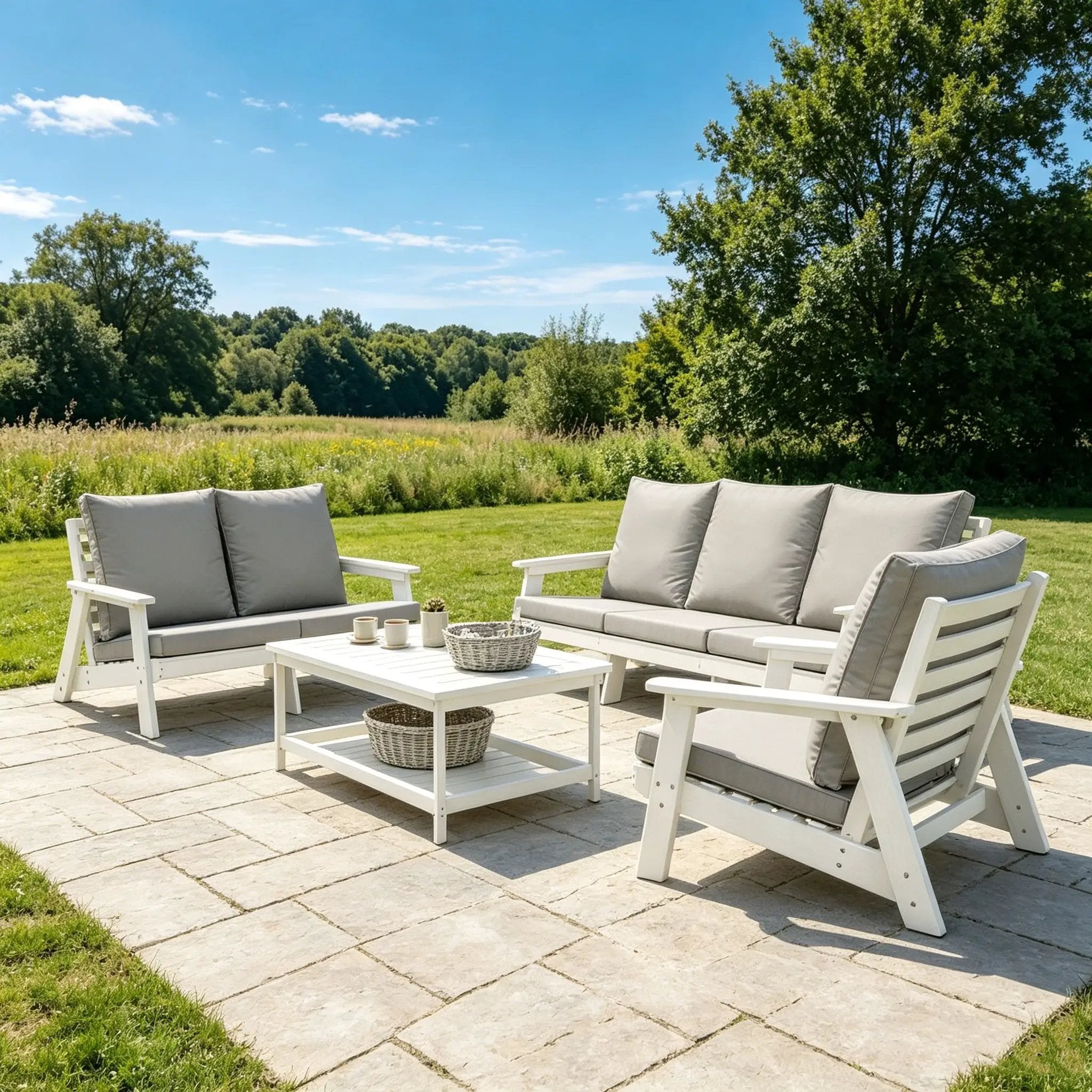 HIPS All-Weather Outdoor Single Sofa With Cushion by HouseOfZazla