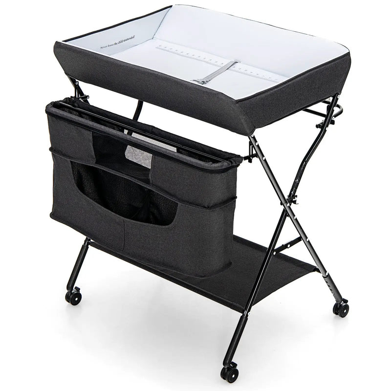 Portable Adjustable Height Newborn Nursery Organizer with by DirectDeals