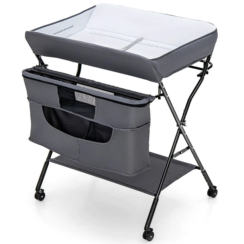 Portable Adjustable Height Newborn Nursery Organizer with by DirectDeals