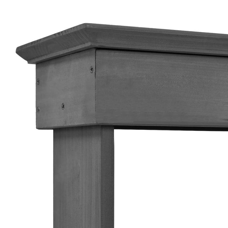 Topmax 66'' Large Outdoor Farmhouse Wooden Potting Bench Table by HouseOfZazla