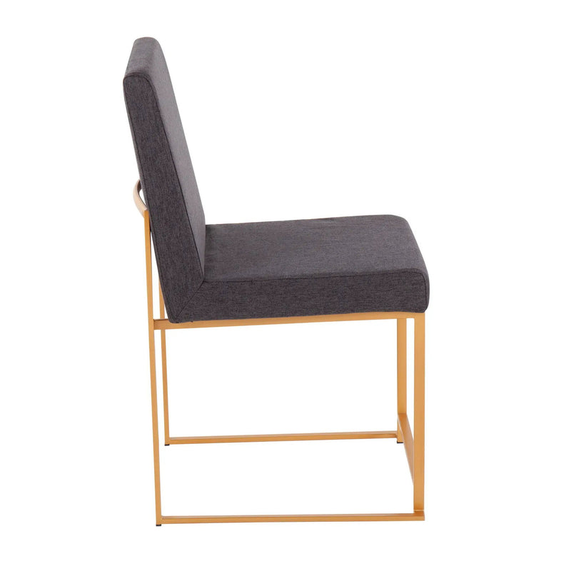 Fuji - Contemporary Stylish Frame, High Back Dining Chair (Set of 2) by Unique Piece Furniture