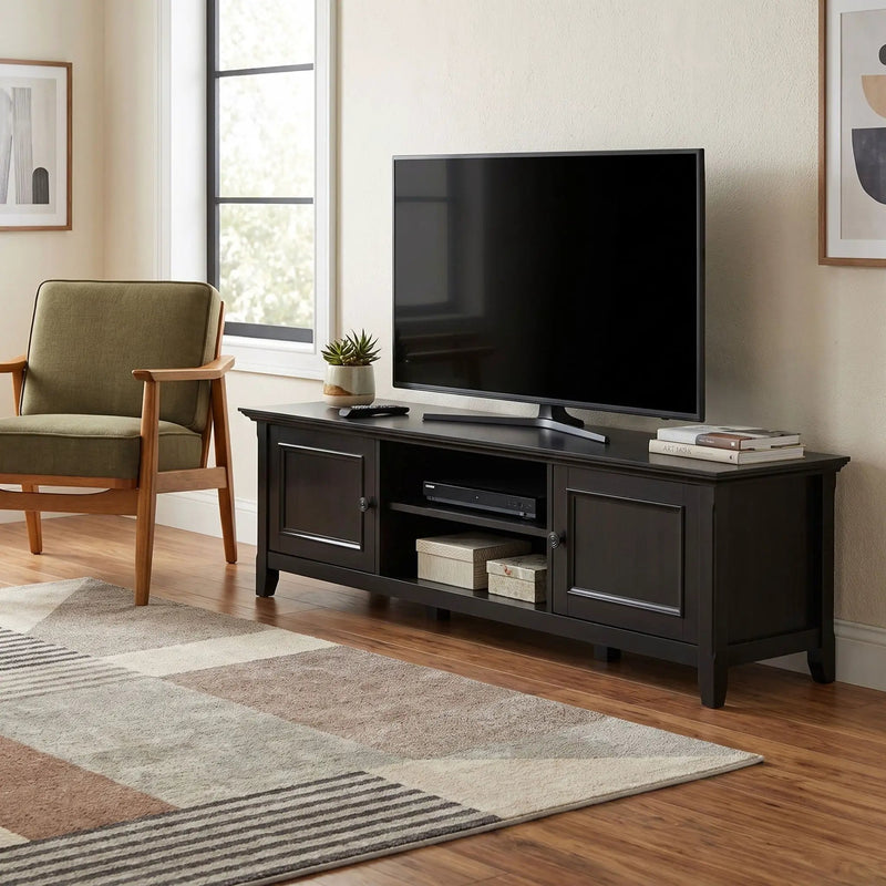 Amherst - Low TV Media Stand - Hickory Brown by Unique Piece Furniture