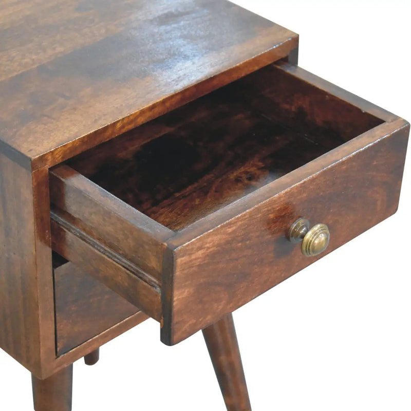 Solid Wood Mini Nightstand by HouseOfZazla