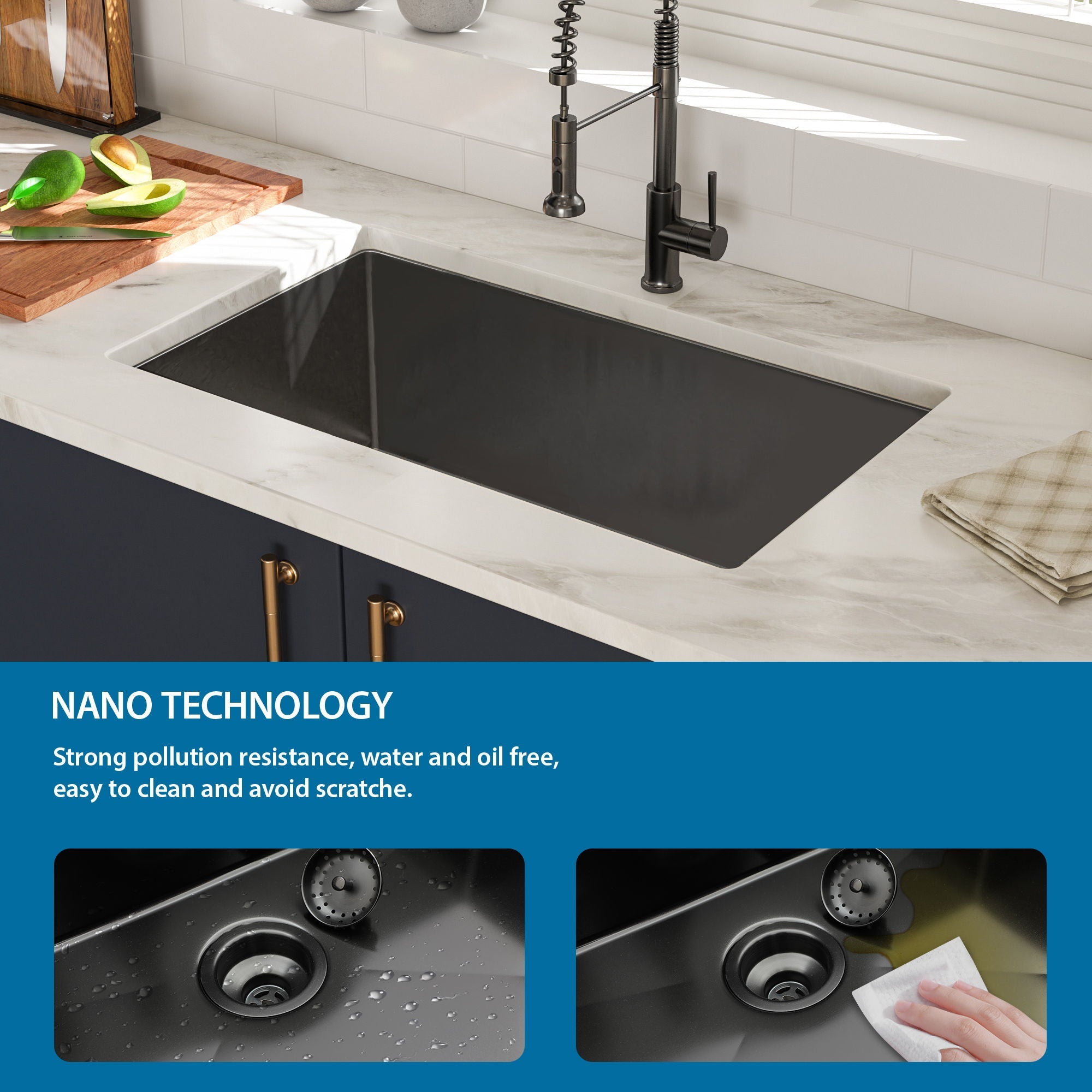 Undermount Kitchen Sink 16 Gauge Single Bowl Stainless Steel by HouseOfZazla