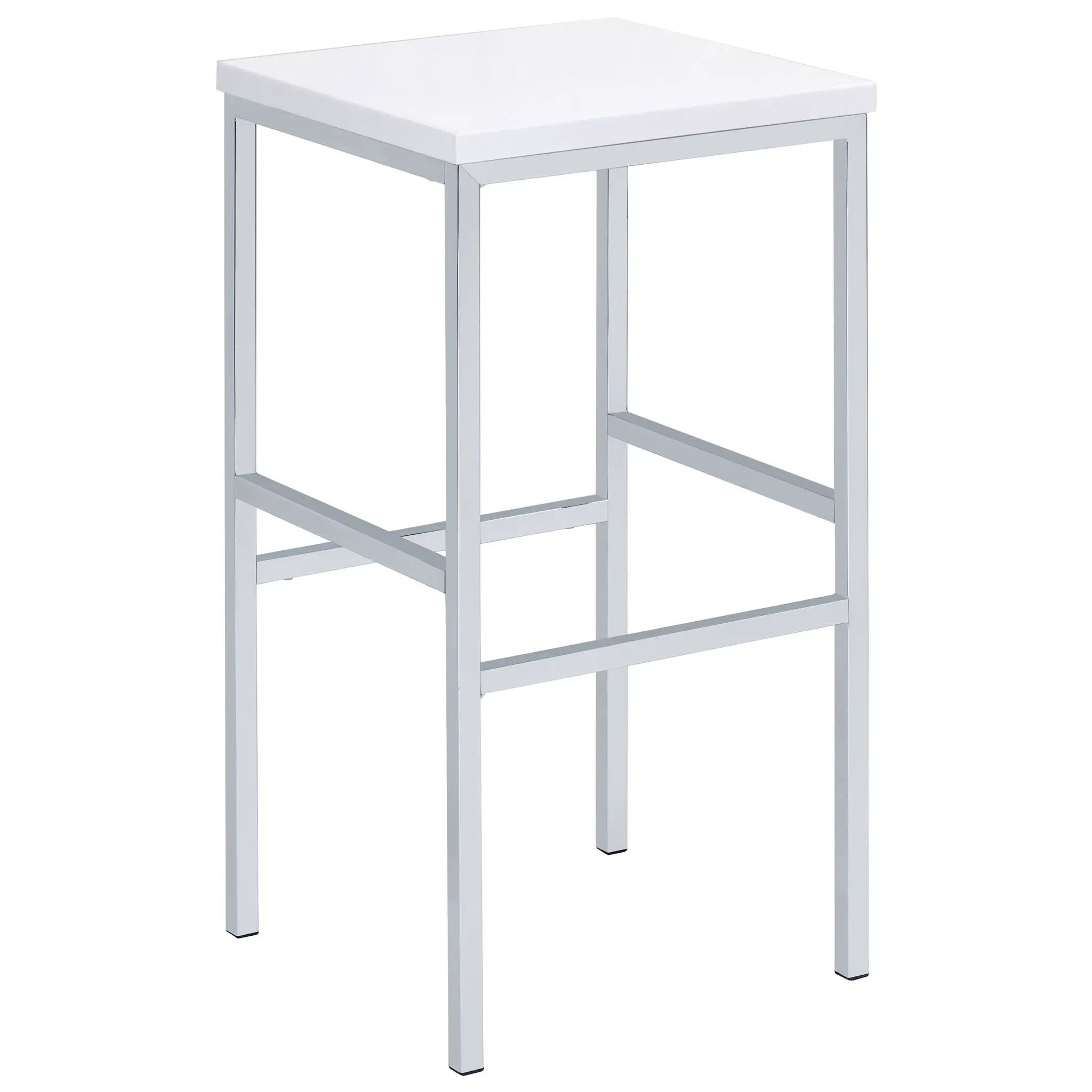 Natividad 5-piece Pub Height Bar Table Set White High Gloss by Unique Piece Furniture