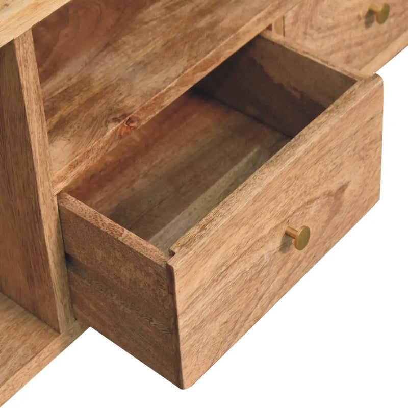 Solid Wood Soba Nordic Media Unit by HouseOfZazla