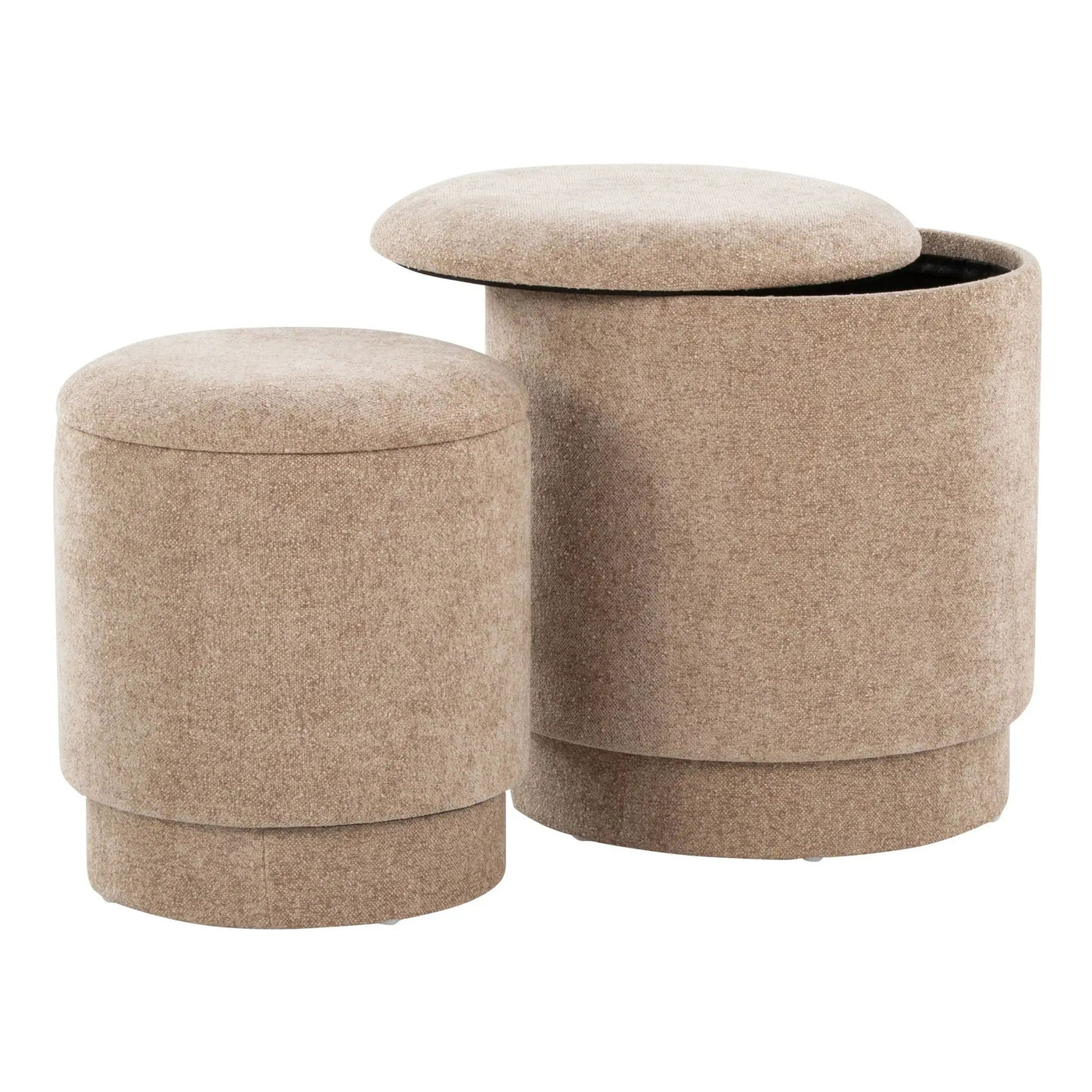 Marla - Upholste Contemporary Ottoman Set by HouseOfZazla