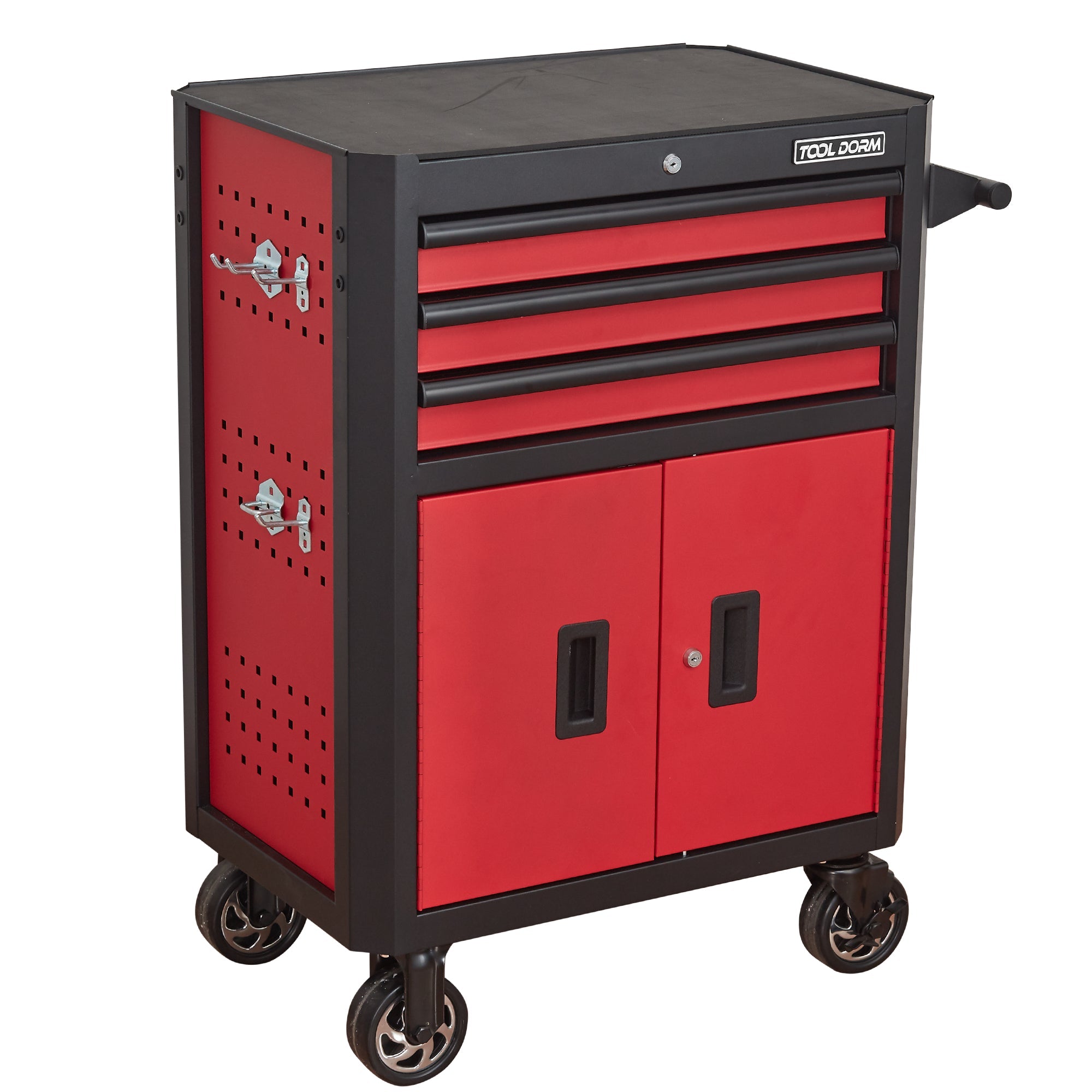 28 Inch 3-Drawer Rolling Tool Chest with Wheels by HouseOfZazla