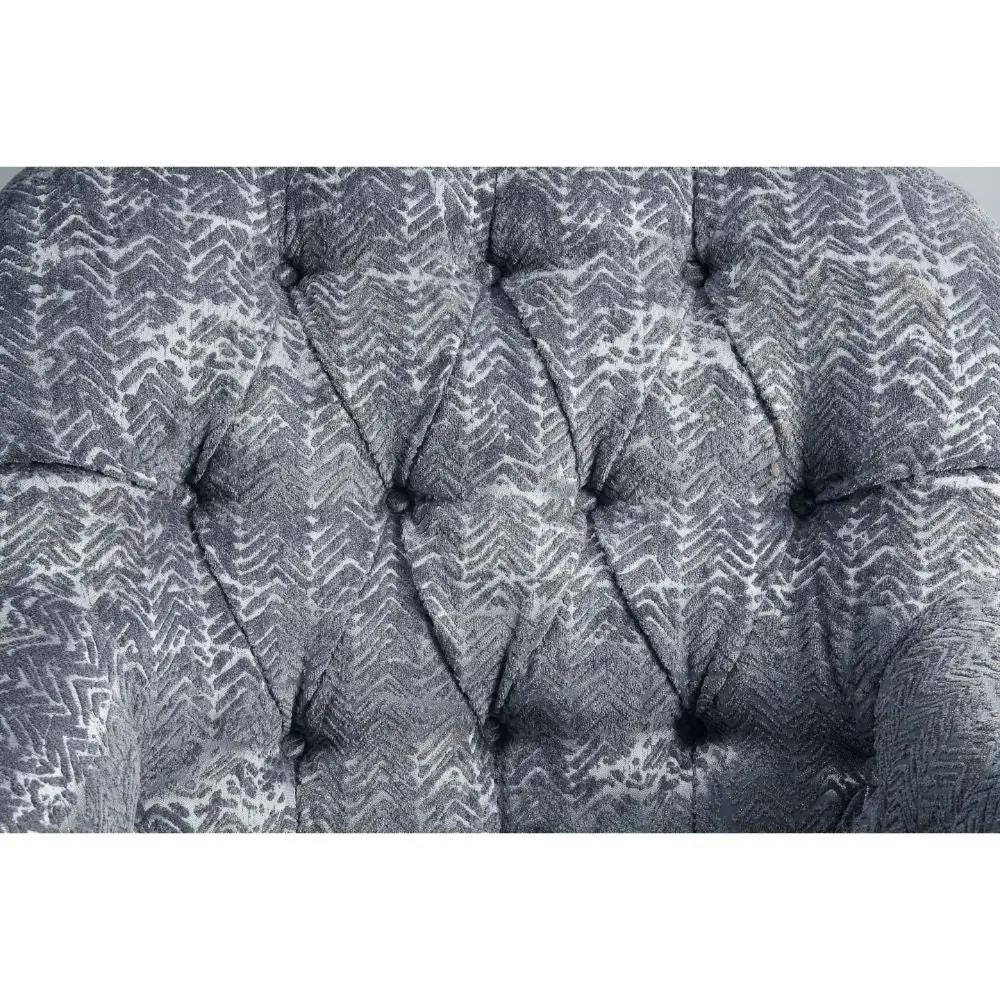 Gaura - Chair With Pillow - Dark Gray Velvet by Unique Piece Furniture