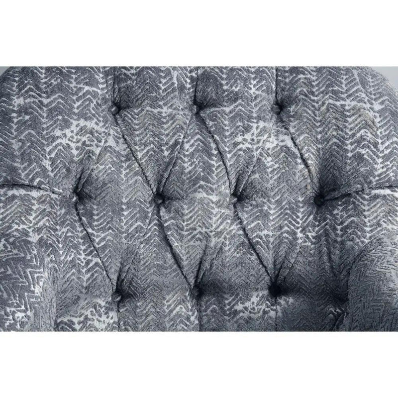 Gaura - Chair With Pillow - Dark Gray Velvet by Unique Piece Furniture