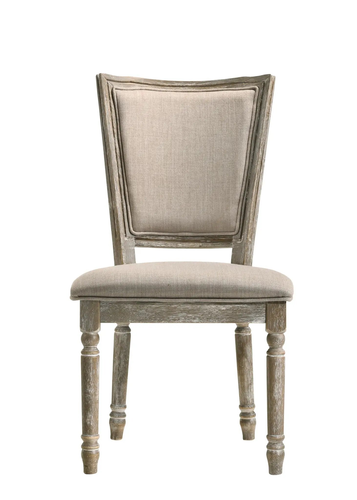 Gabrian - Two Tone, Reclaimed Side Chair (Set of 2) - Beige / Gray by Unique Piece Furniture