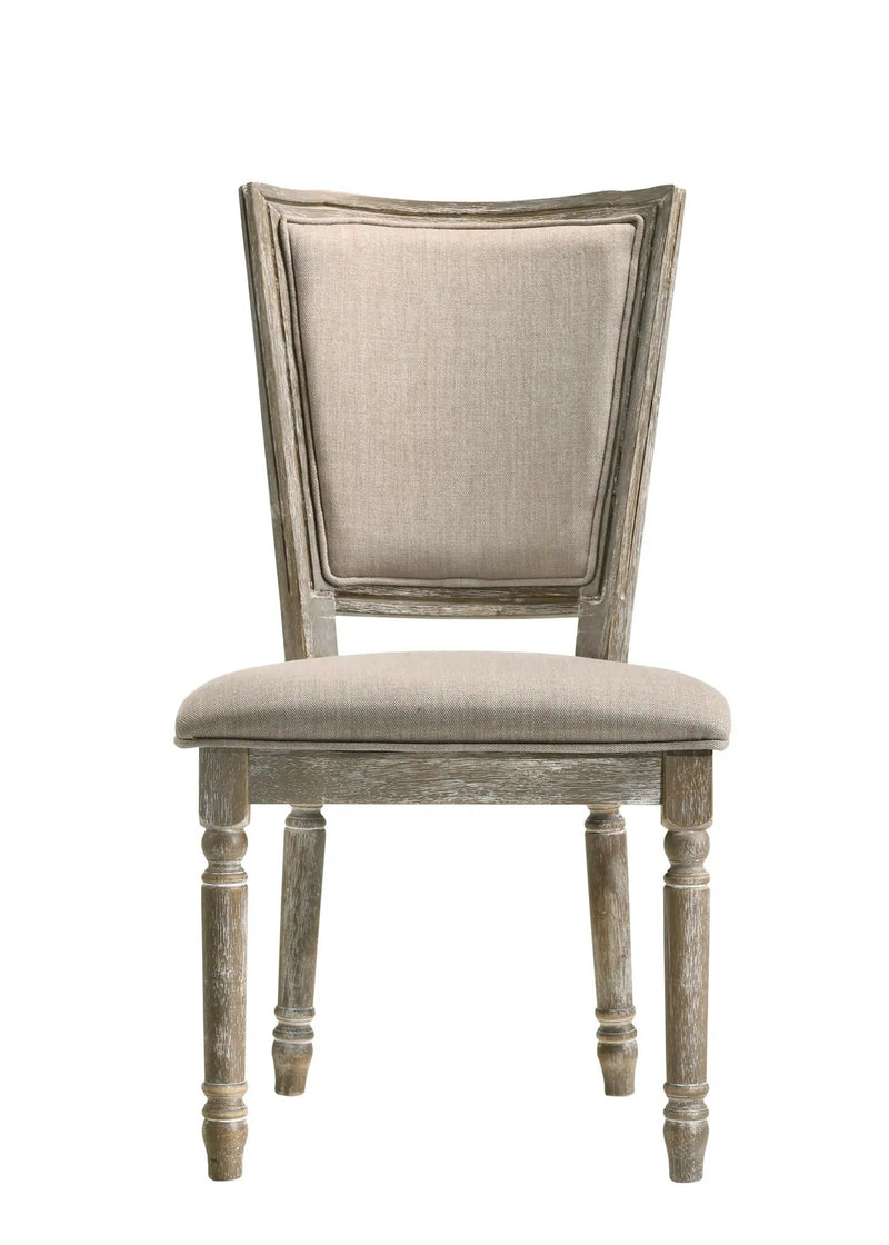 Gabrian - Two Tone, Reclaimed Side Chair (Set of 2) - Beige / Gray by Unique Piece Furniture