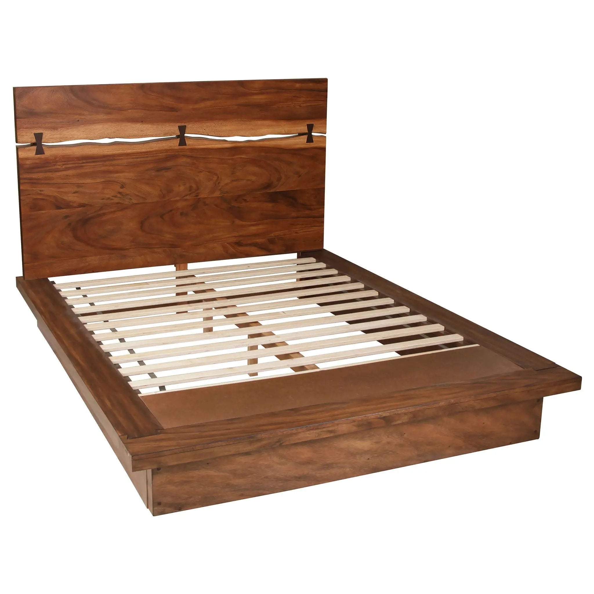 Winslow 4-piece Eastern King Bedroom Set Smokey Walnut by Unique Piece Furniture