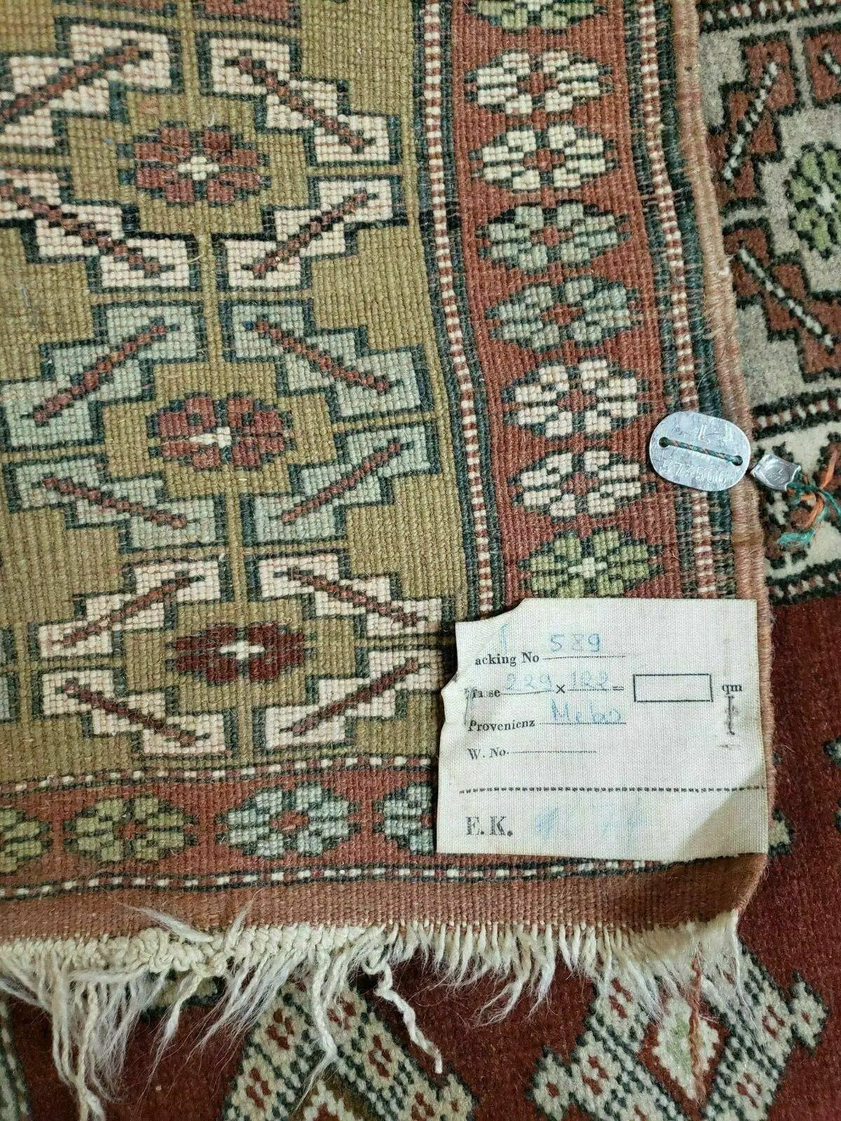 4' X 8' Antique Handmade Turkish Melas Oushak Wool Rug by Jewel Rugs