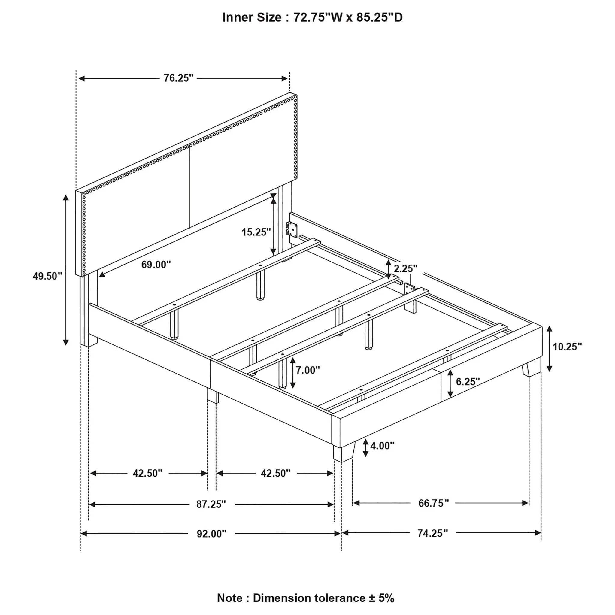 Guyancourt - Panel Bed by HouseOfZazla
