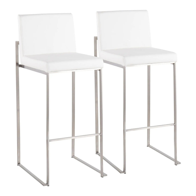 Fuji - Contemporary And Modern Elegance High Back Barstool by Unique Piece Furniture