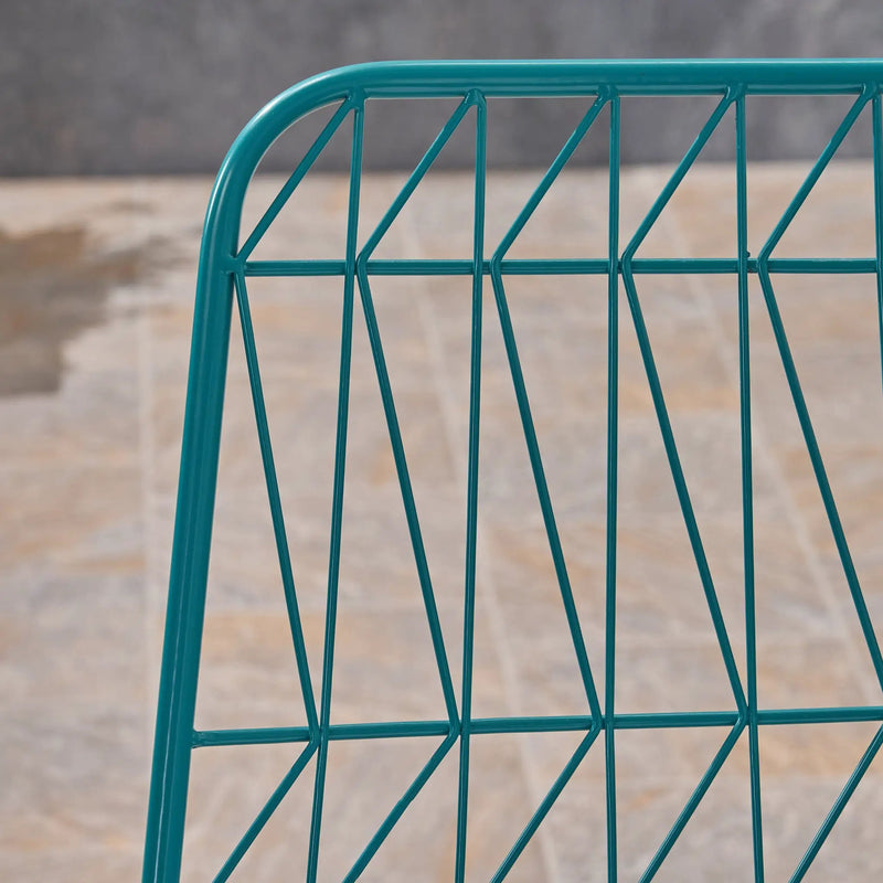 Niez Outdoor Wire Counter Stool Set by HouseOfZazla