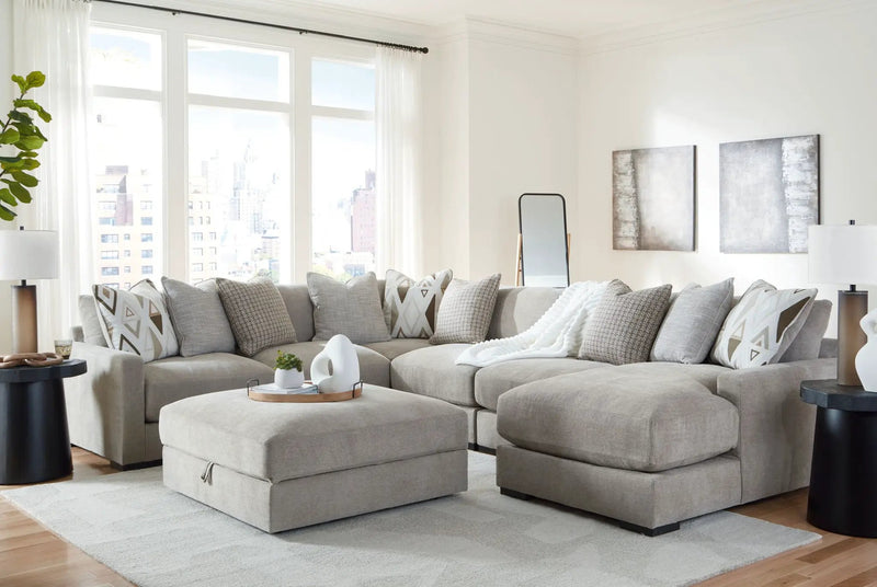 Aslan Court - Sectional With Ottoman Set by Unique Piece Furniture