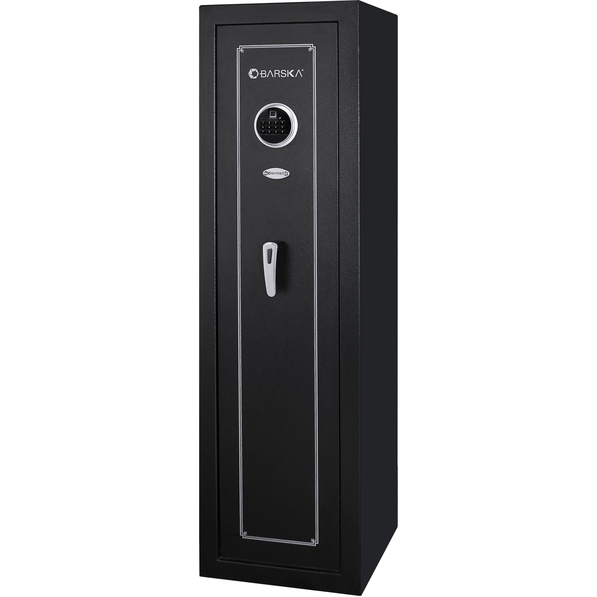 5.51 Cubic Ft Biometric Keypad Riflesafe - Black by HouseOfZazla