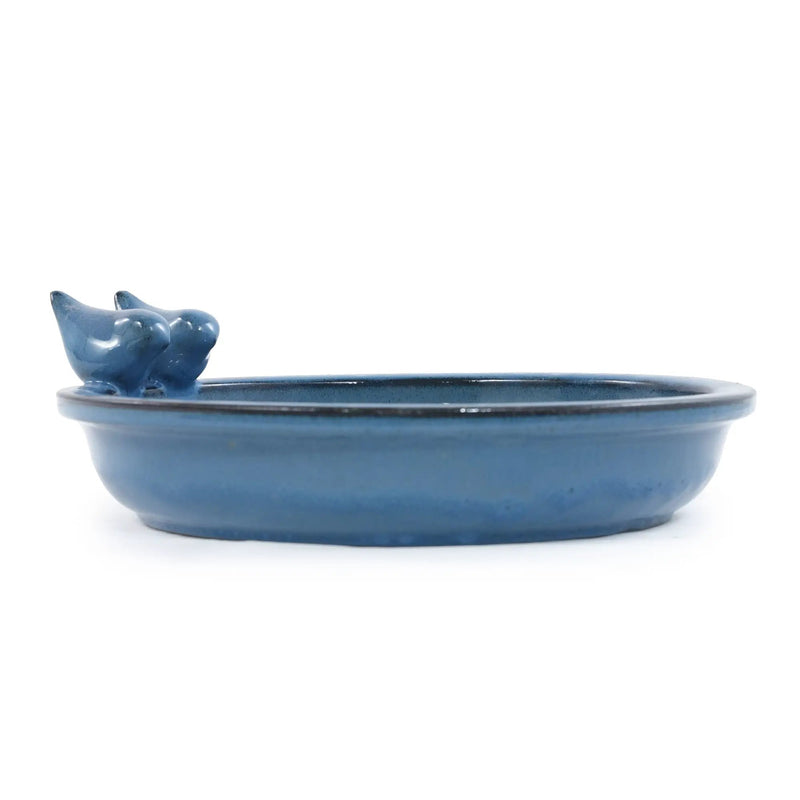 Handmade Ceramic Bird Bath, 11.8 Inch by HouseOfZazla