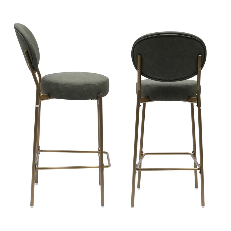 29'' H Upholstered Bar Stools Set of 2 by HouseOfZazla