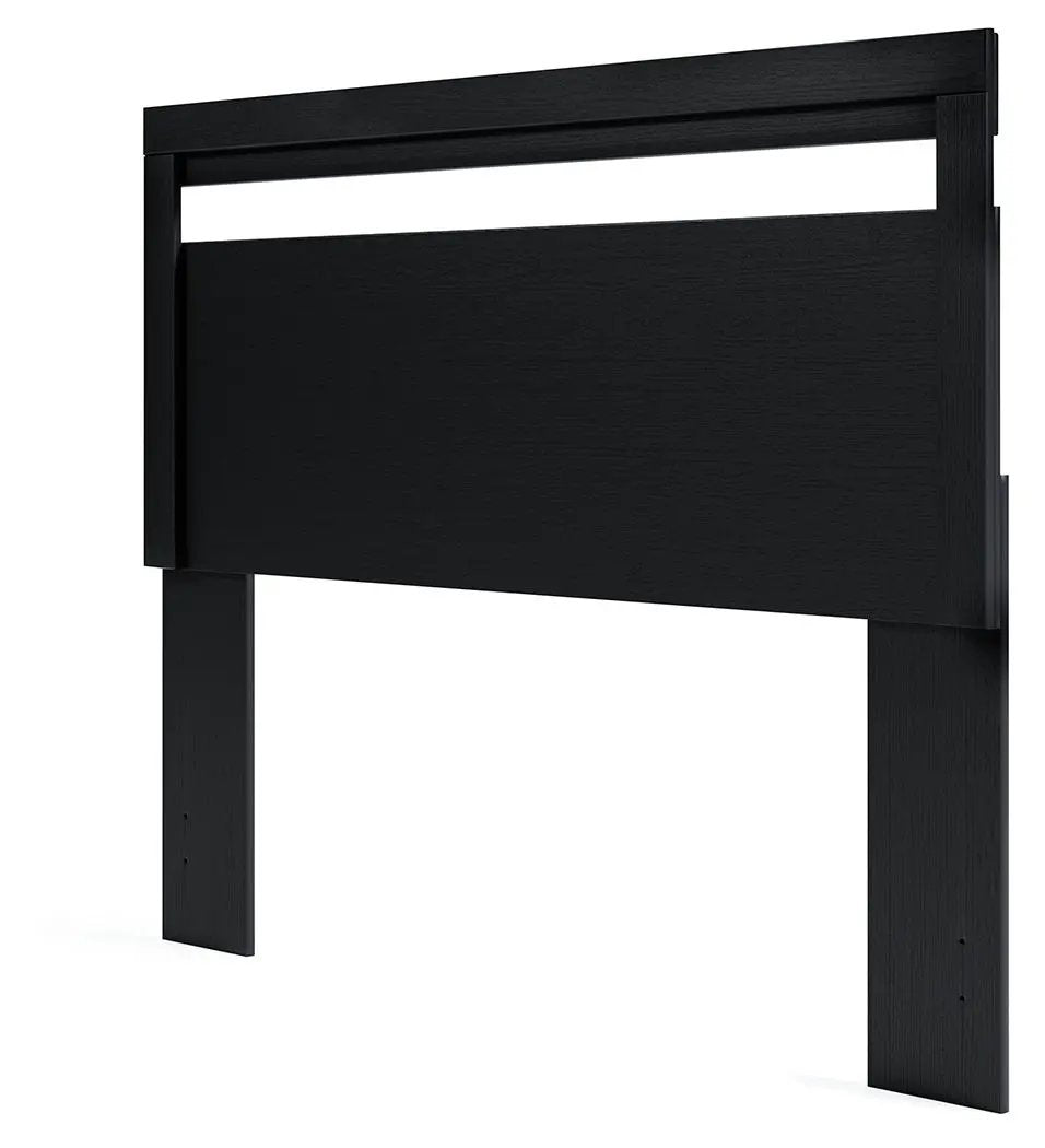 Finch - Queen Panel Headboard - Black by Unique Piece Furniture