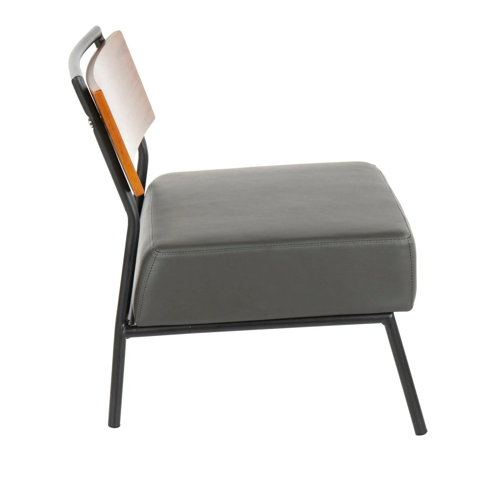Fiji - Contemporary Chair - Gray / Walnut by Unique Piece Furniture