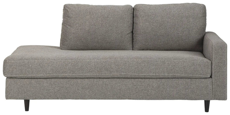 Lyman - RAF Corner Chaise - Graphite by Unique Piece Furniture
