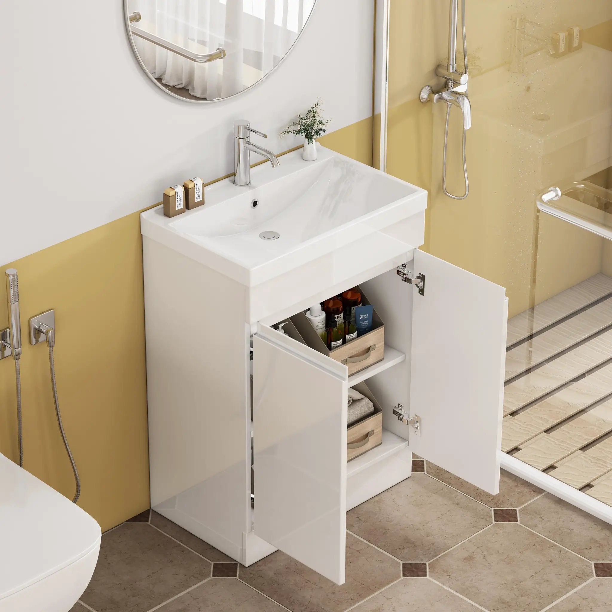 24-Inch Bathroom Vanity With Sink Combo by HouseOfZazla