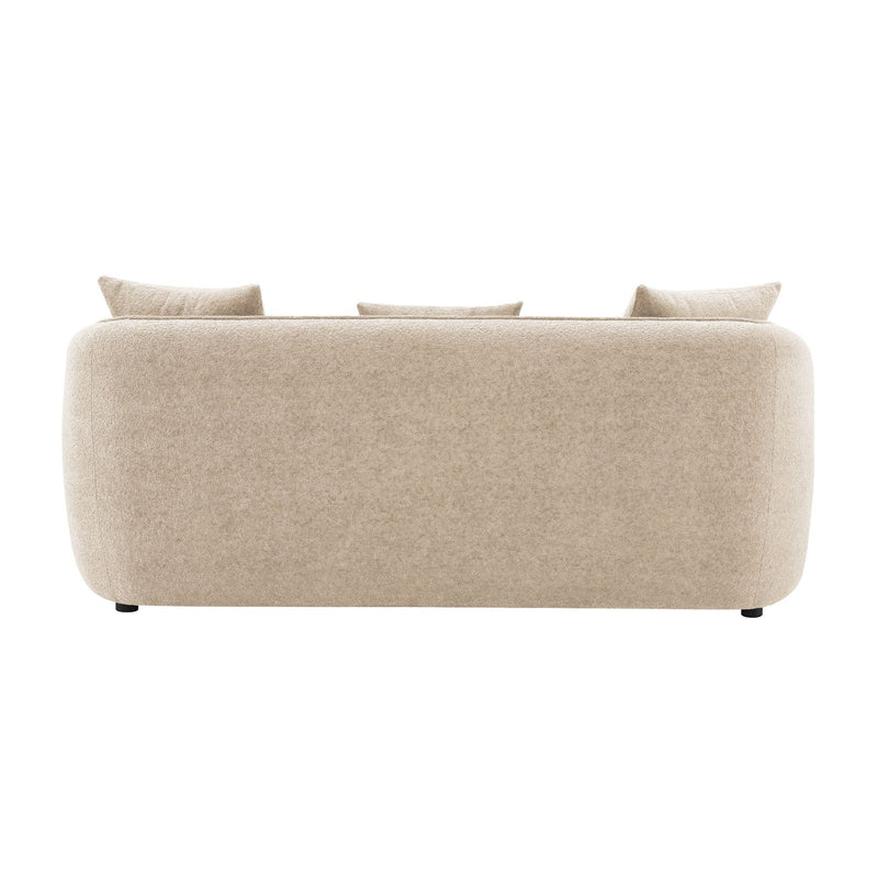 Keith - Sofa With 3 Pillows, Living Room Seating - Beige by HouseOfZazla