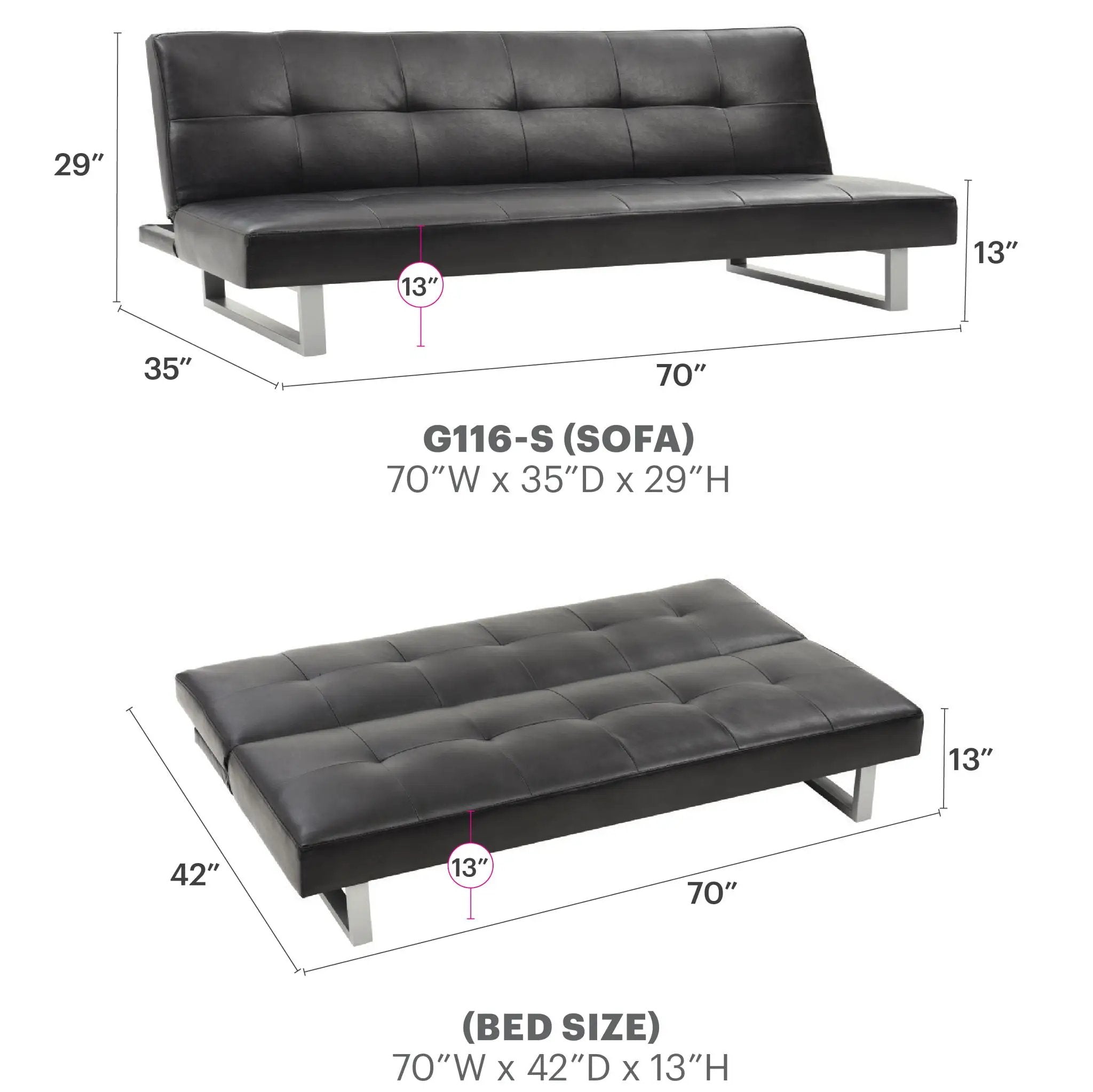 Chroma - Sofa Bed by Unique Piece Furniture