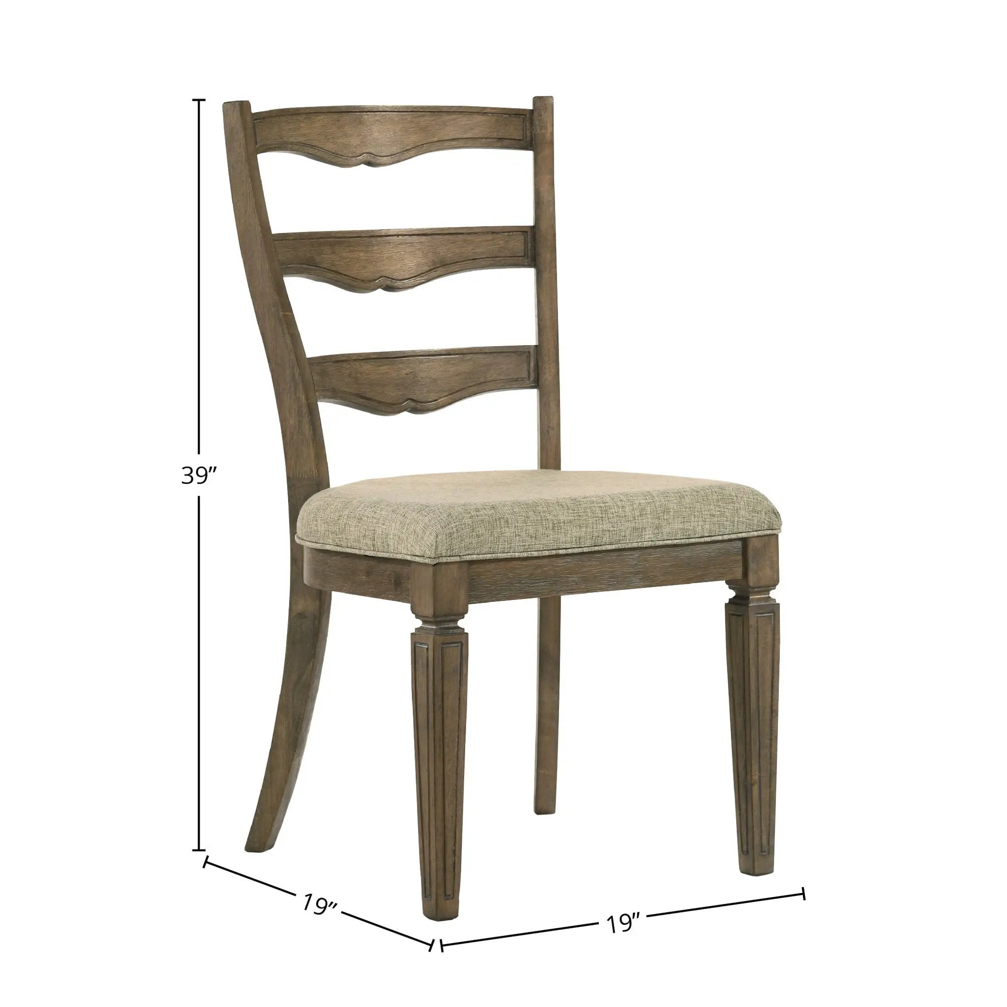 Parfield - Weathered Side Chair (Set of 2) - Light Brown / Oak by Unique Piece Furniture