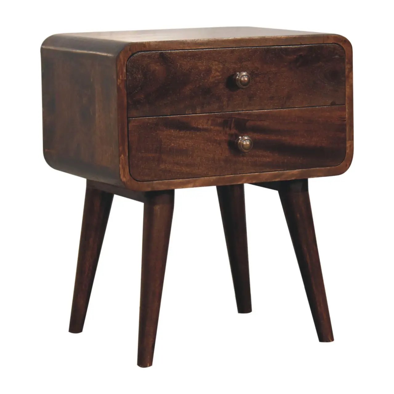 Curved Nightstand, by Unique Piece Furniture