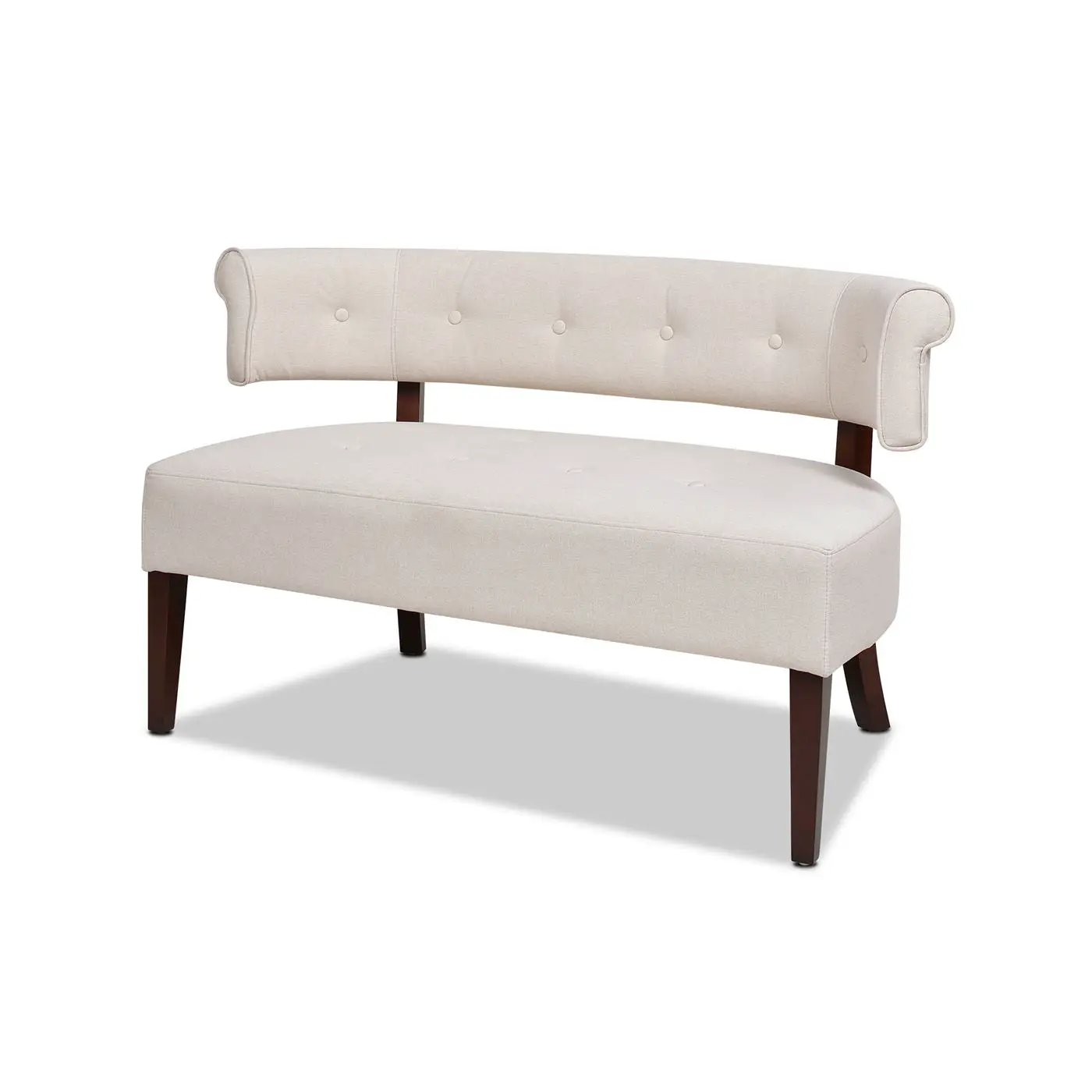 Jared - Versatile Roll Arm Tufted Bench Settee by Unique Piece Furniture